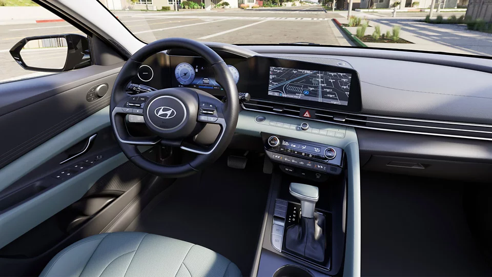 Hyundai Elantra Hybrid interior